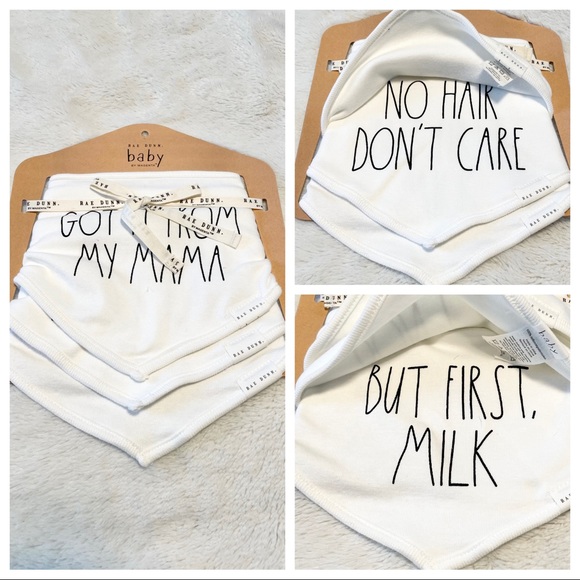 🆕Rae Dunn Bandana Bibs 3 Set GOT IT FROM MY MAMA - Picture 1 of 5